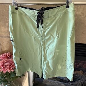 NWOT Under Armour Men's Light Green Board Shorts